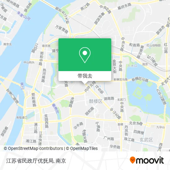 江苏省民政厅优抚局地图