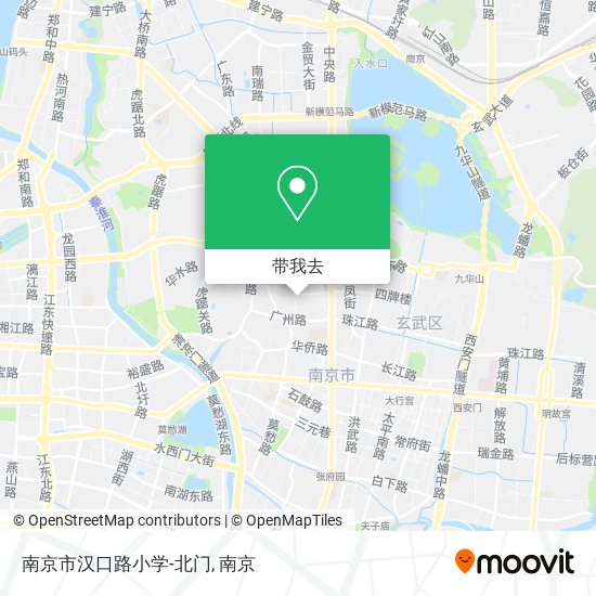 南京市汉口路小学-北门地图