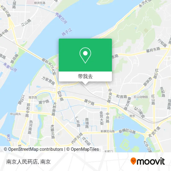 南京人民药店地图
