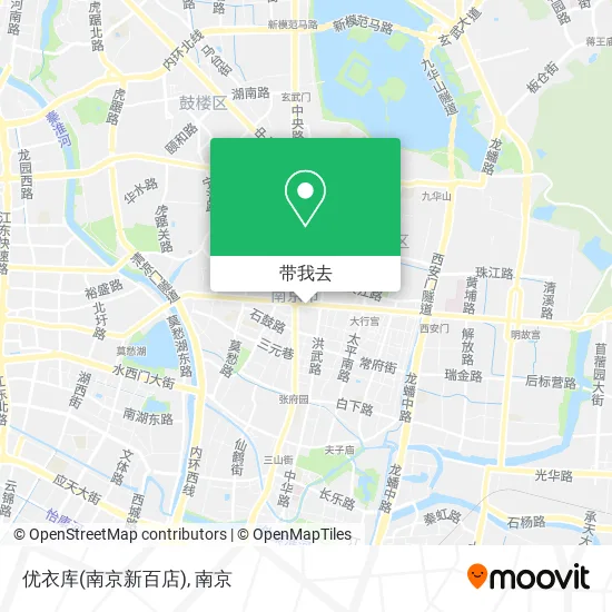 优衣库(南京新百店)地图