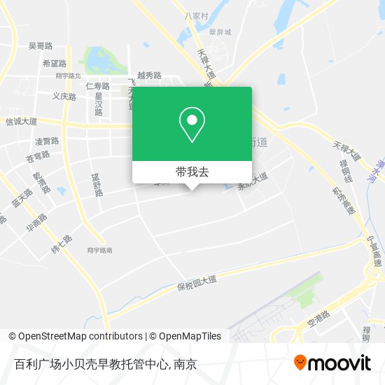 百利广场小贝壳早教托管中心地图