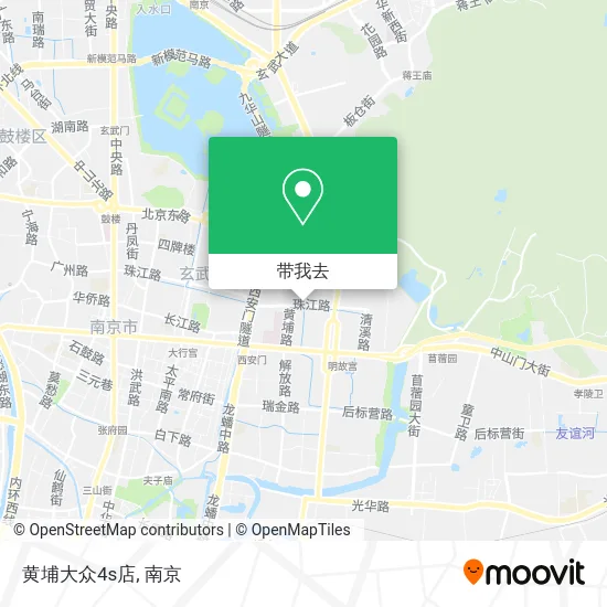 黄埔大众4s店地图