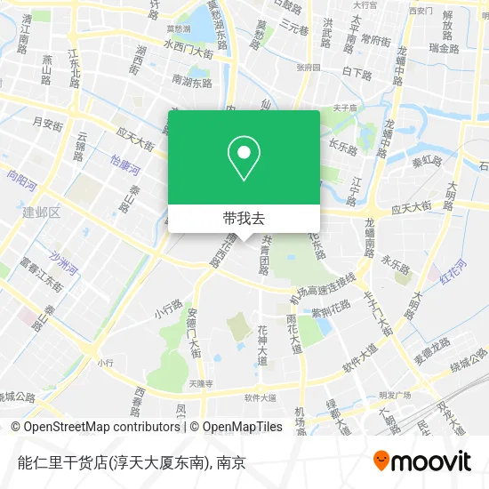 能仁里干货店(淳天大厦东南)地图