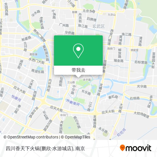 四川香天下火锅(鹏欣·水游城店)地图