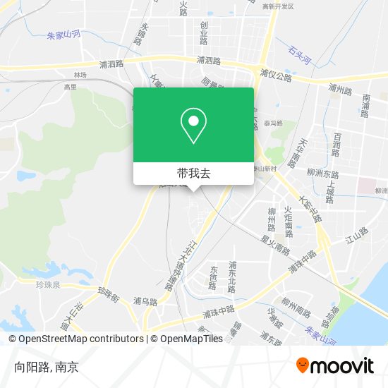 向阳路地图