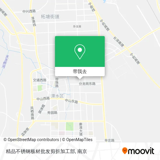 精品不锈钢板材批发剪折加工部地图