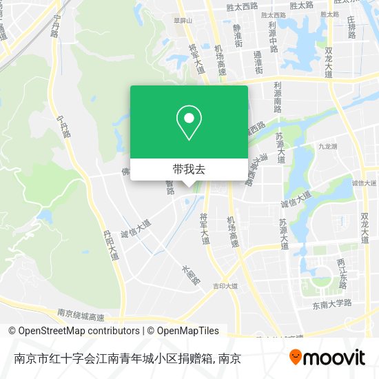 南京市红十字会江南青年城小区捐赠箱地图