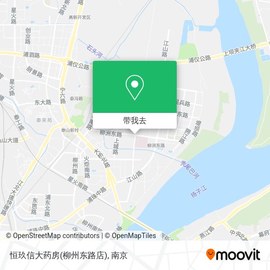 恒玖信大药房(柳州东路店)地图