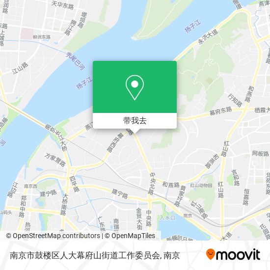 南京市鼓楼区人大幕府山街道工作委员会地图