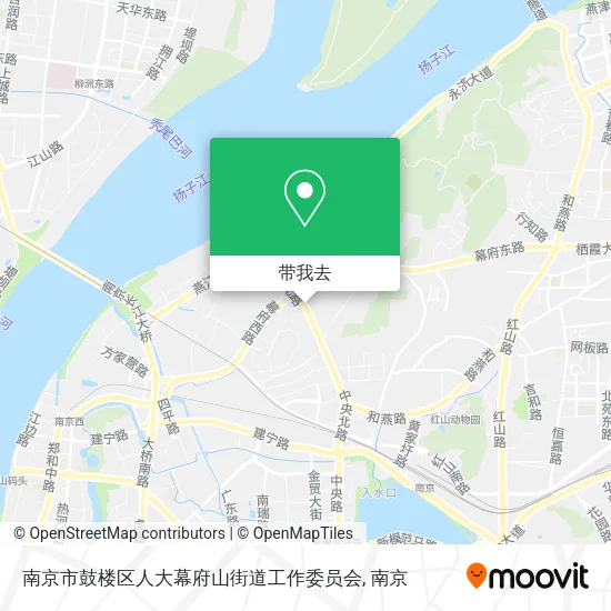 南京市鼓楼区人大幕府山街道工作委员会地图