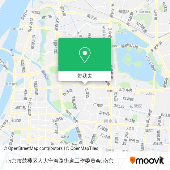 南京市鼓楼区人大宁海路街道工作委员会地图