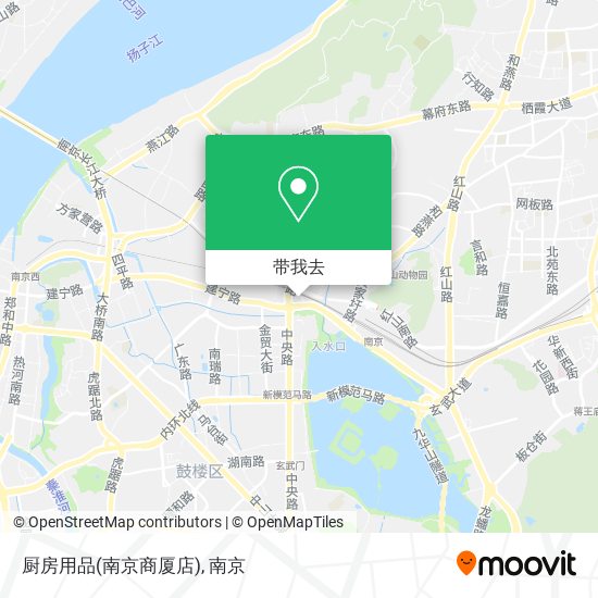 厨房用品(南京商厦店)地图