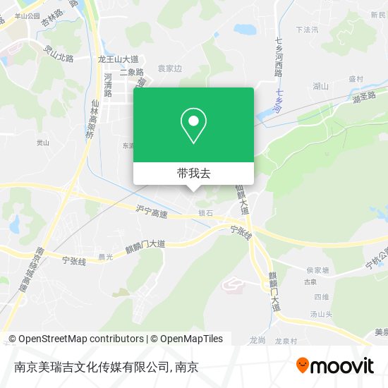 南京美瑞吉文化传媒有限公司地图