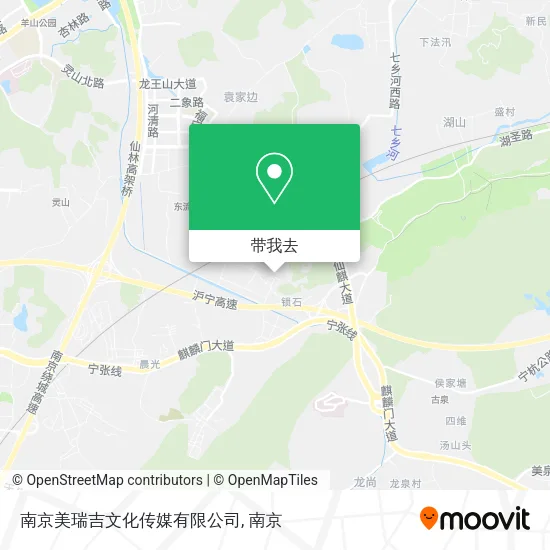 南京美瑞吉文化传媒有限公司地图