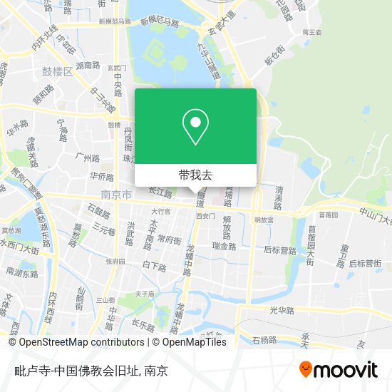 毗卢寺-中国佛教会旧址地图