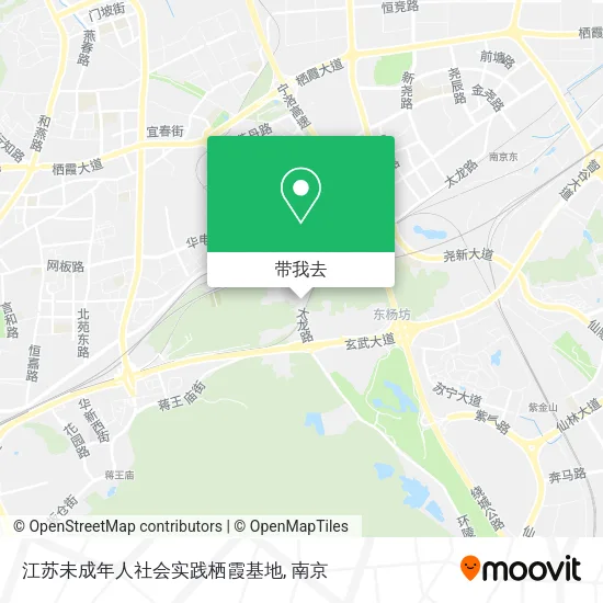 江苏未成年人社会实践栖霞基地地图