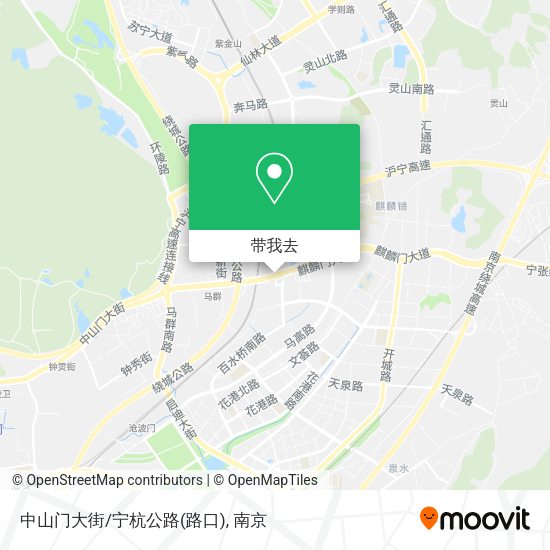 中山门大街/宁杭公路(路口)地图