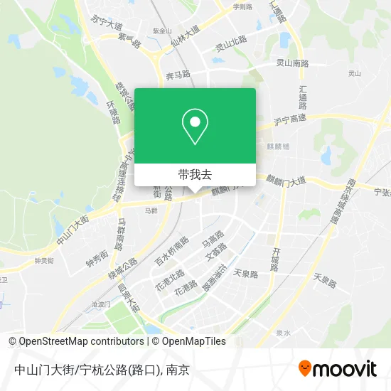 中山门大街/宁杭公路(路口)地图