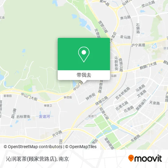 沁润茗茶(顾家营路店)地图