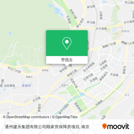 通州建永集团有限公司顾家营保障房项目地图