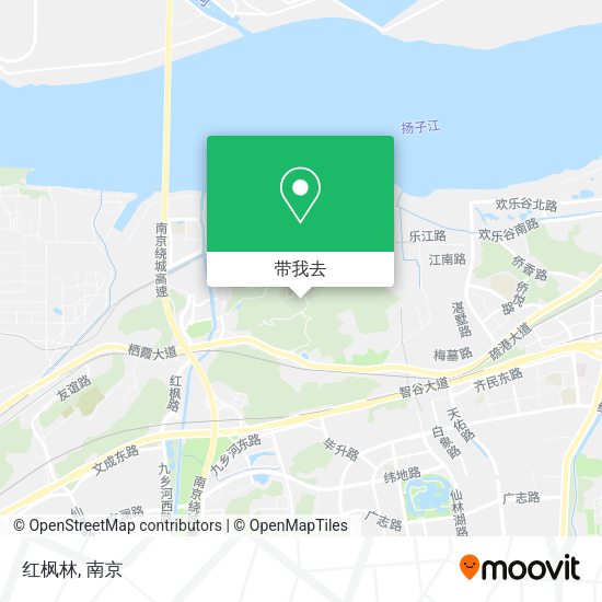 红枫林地图