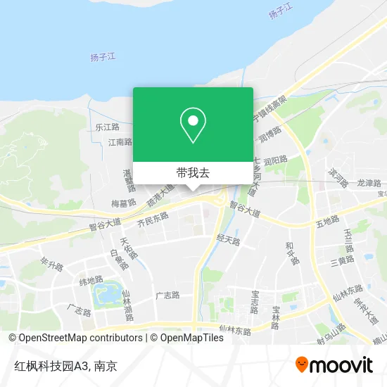 红枫科技园A3地图