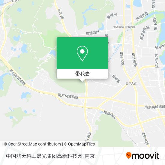 中国航天科工晨光集团高新科技园地图
