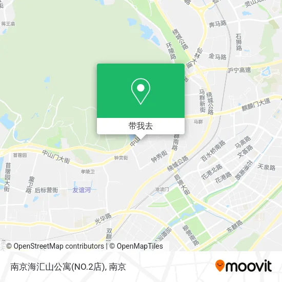 南京海汇山公寓(NO.2店)地图