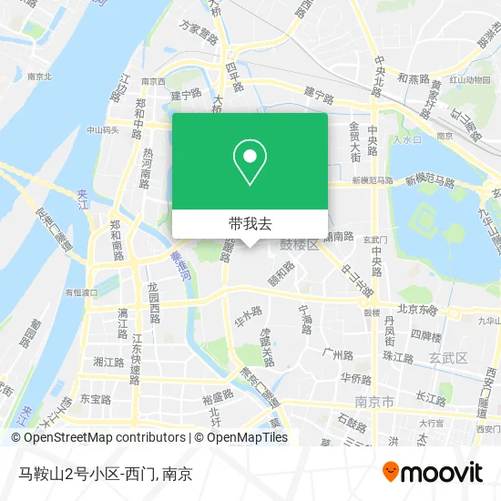 马鞍山2号小区-西门地图