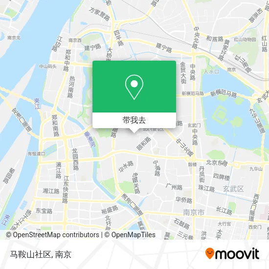 马鞍山社区地图
