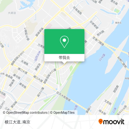 横江大道地图