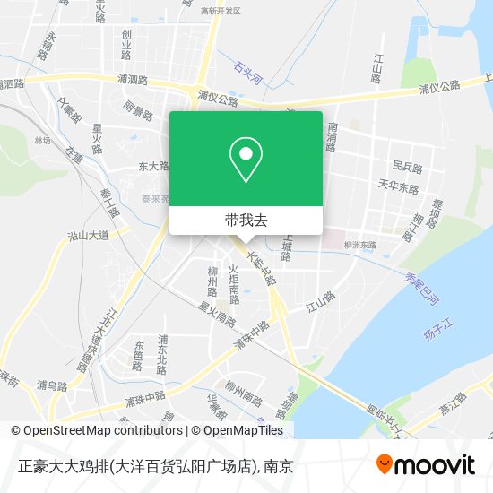 正豪大大鸡排(大洋百货弘阳广场店)地图