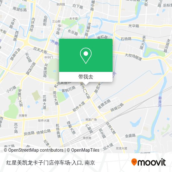 红星美凯龙卡子门店停车场-入口地图