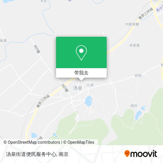汤泉街道便民服务中心地图