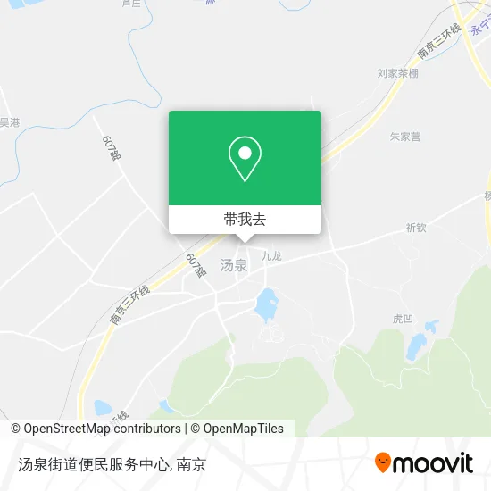 汤泉街道便民服务中心地图