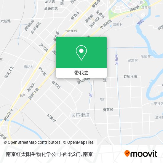 南京红太阳生物化学公司-西北2门地图