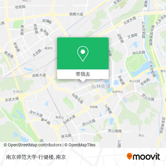 南京师范大学-行健楼地图