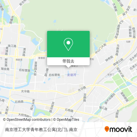 南京理工大学青年教工公寓(北门)地图