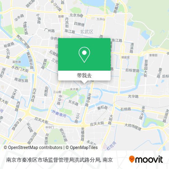 南京市秦准区市场监督管理局洪武路分局地图