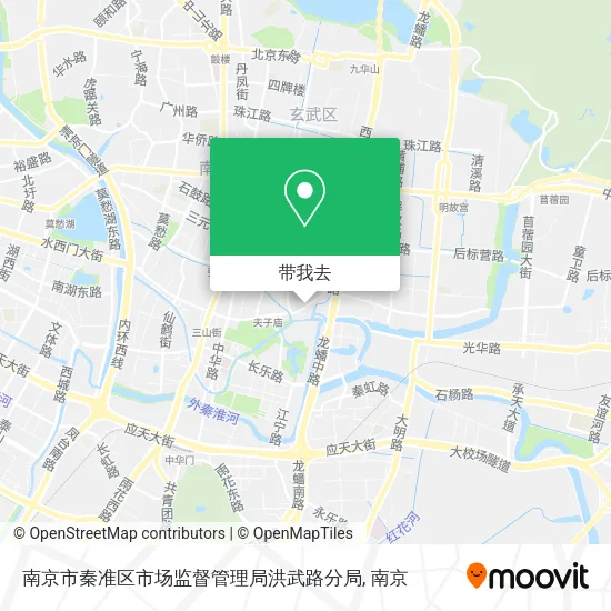 南京市秦准区市场监督管理局洪武路分局地图