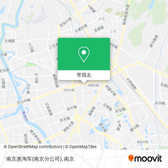 南京惠淘车(南京分公司)地图
