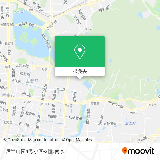 后半山园4号小区-2幢地图