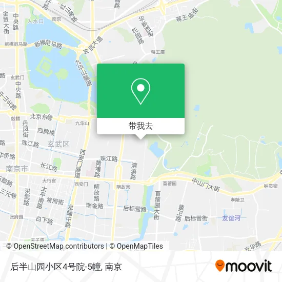 后半山园小区4号院-5幢地图