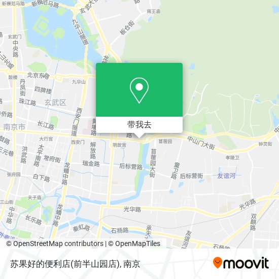 苏果好的便利店(前半山园店)地图