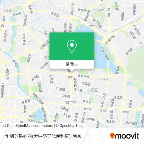华润苏果好的(大钟亭三代便利店)地图