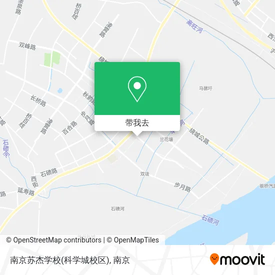 南京苏杰学校(科学城校区)地图