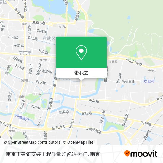 南京市建筑安装工程质量监督站-西门地图