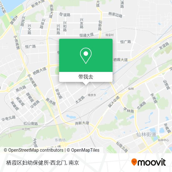 栖霞区妇幼保健所-西北门地图