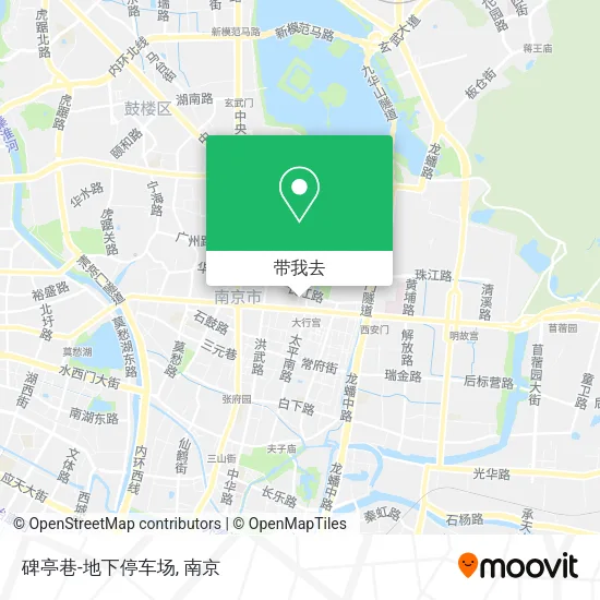 碑亭巷-地下停车场地图