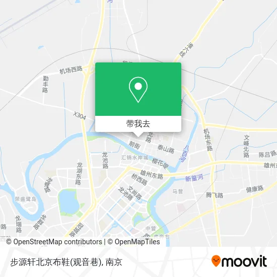 步源轩北京布鞋(观音巷)地图